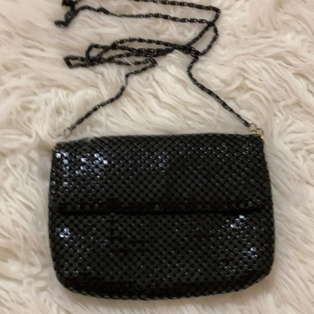 new Black metal mesh shoulder bag 6.5X5
